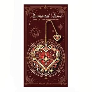 ❤️‍🔥 Immortal Love Metal Bookmark